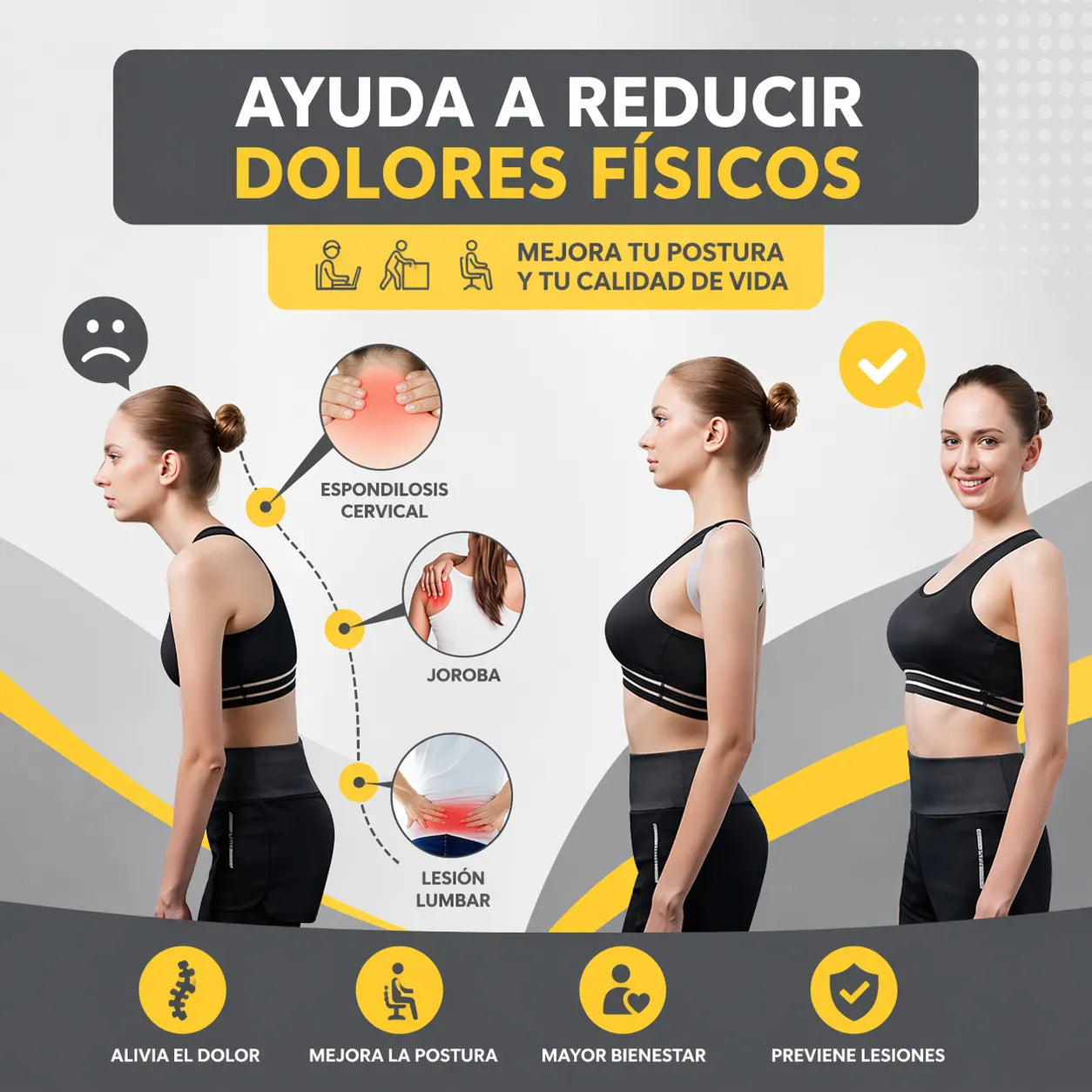 Corrector Inteligente- De una postura que te resta presencia a una imagen firme y segura